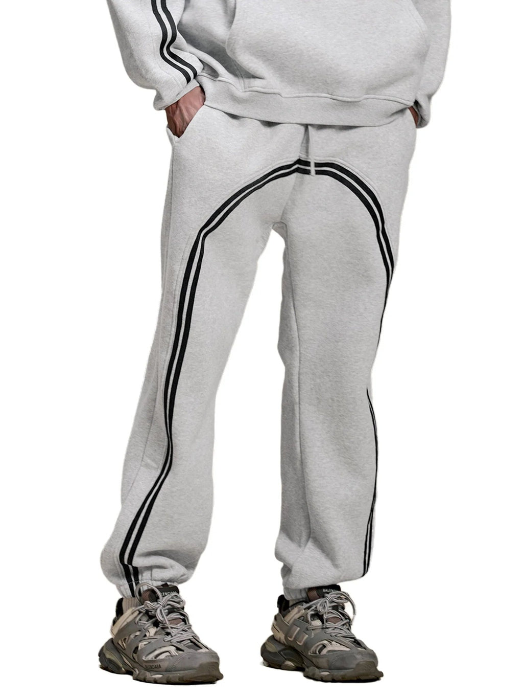 BEESMOOVE Noir Motion Kit Set - Jogged Sweatpants gray - Beesmoove