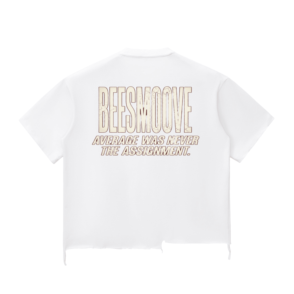 BEESMOOVE “Not Like Them” Raw Hem Wash Raw - Hem Boxy T-shirt - Beesmoove