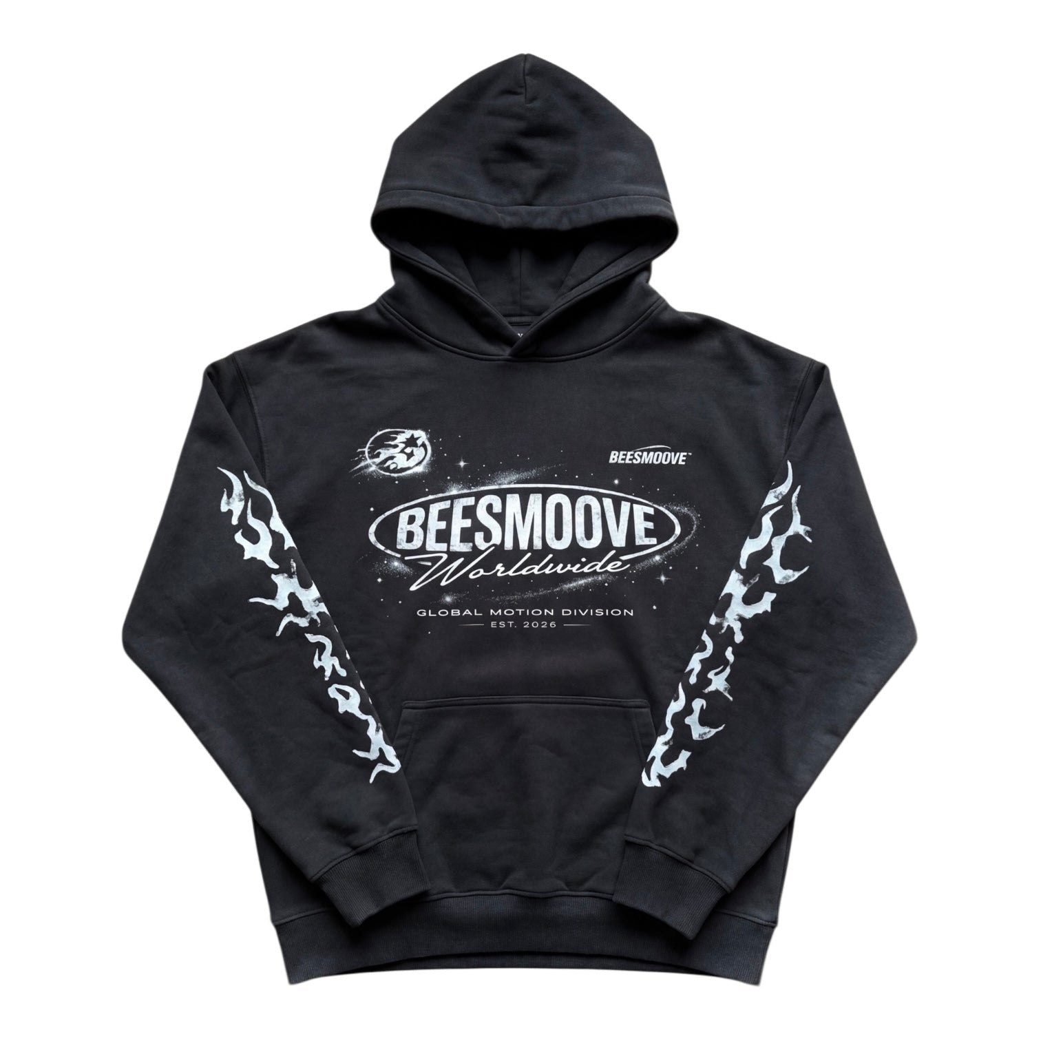 BEESMOOVE Orbit Black Division Set Hoodie - Beesmoove