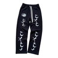 BEESMOOVE Orbit Black Division Set Straight Leg Pants - Beesmoove
