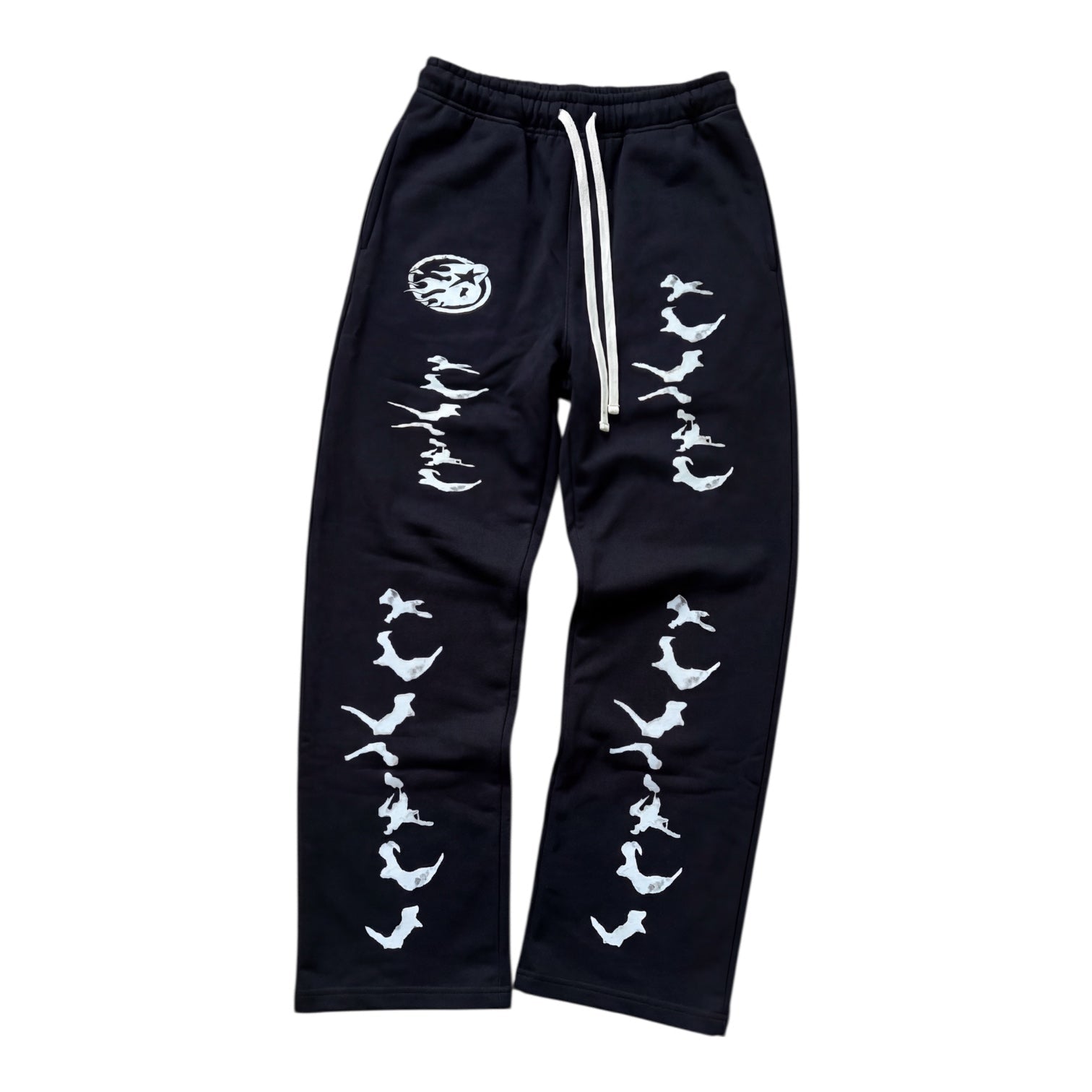 BEESMOOVE Orbit Black Division Set Straight Leg Pants - Beesmoove