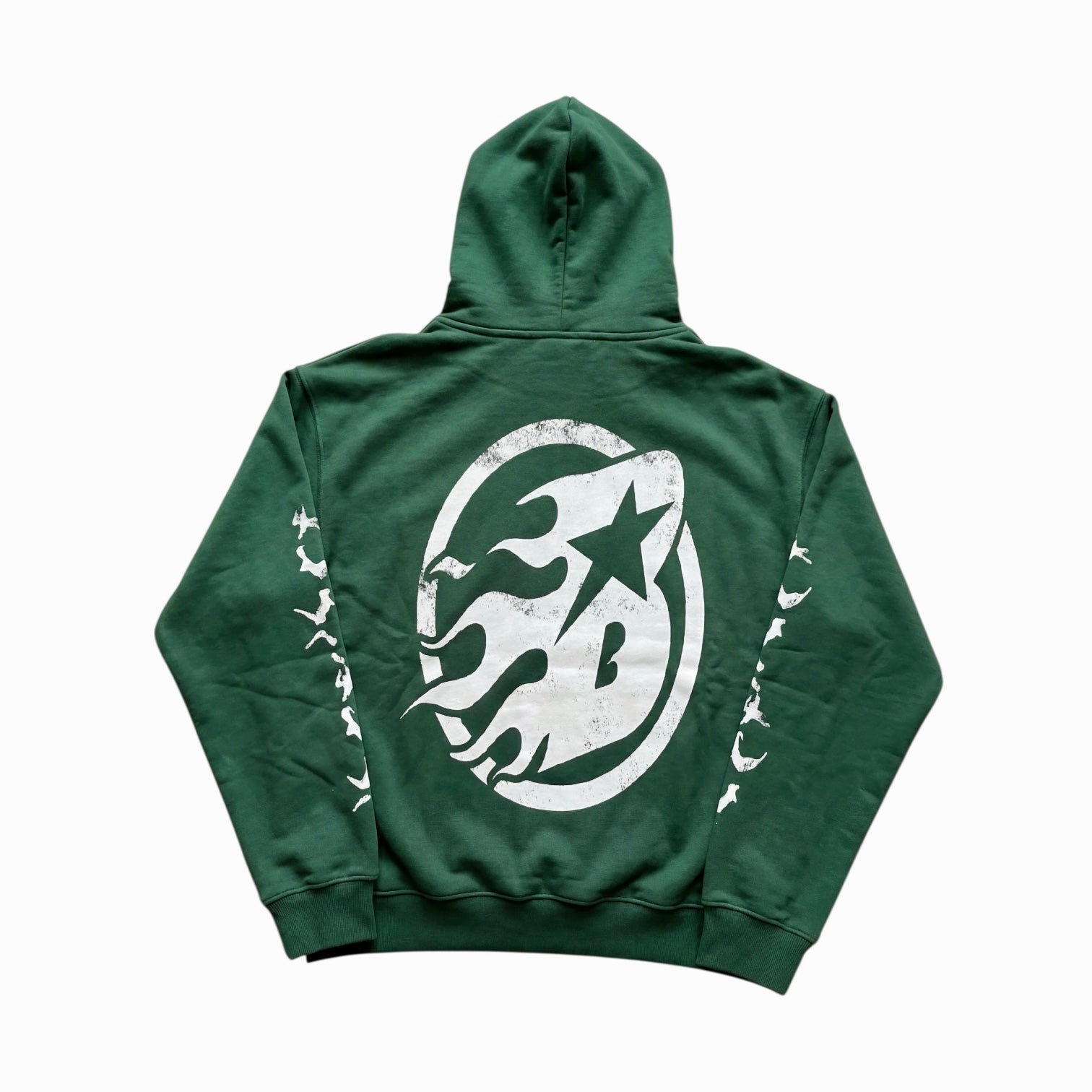 BEESMOOVE Orbit Green Division Set Oversized Hoodie - Beesmoove
