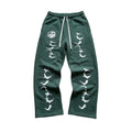 BEESMOOVE Orbit Green Division Set Straight Leg Pants - Beesmoove