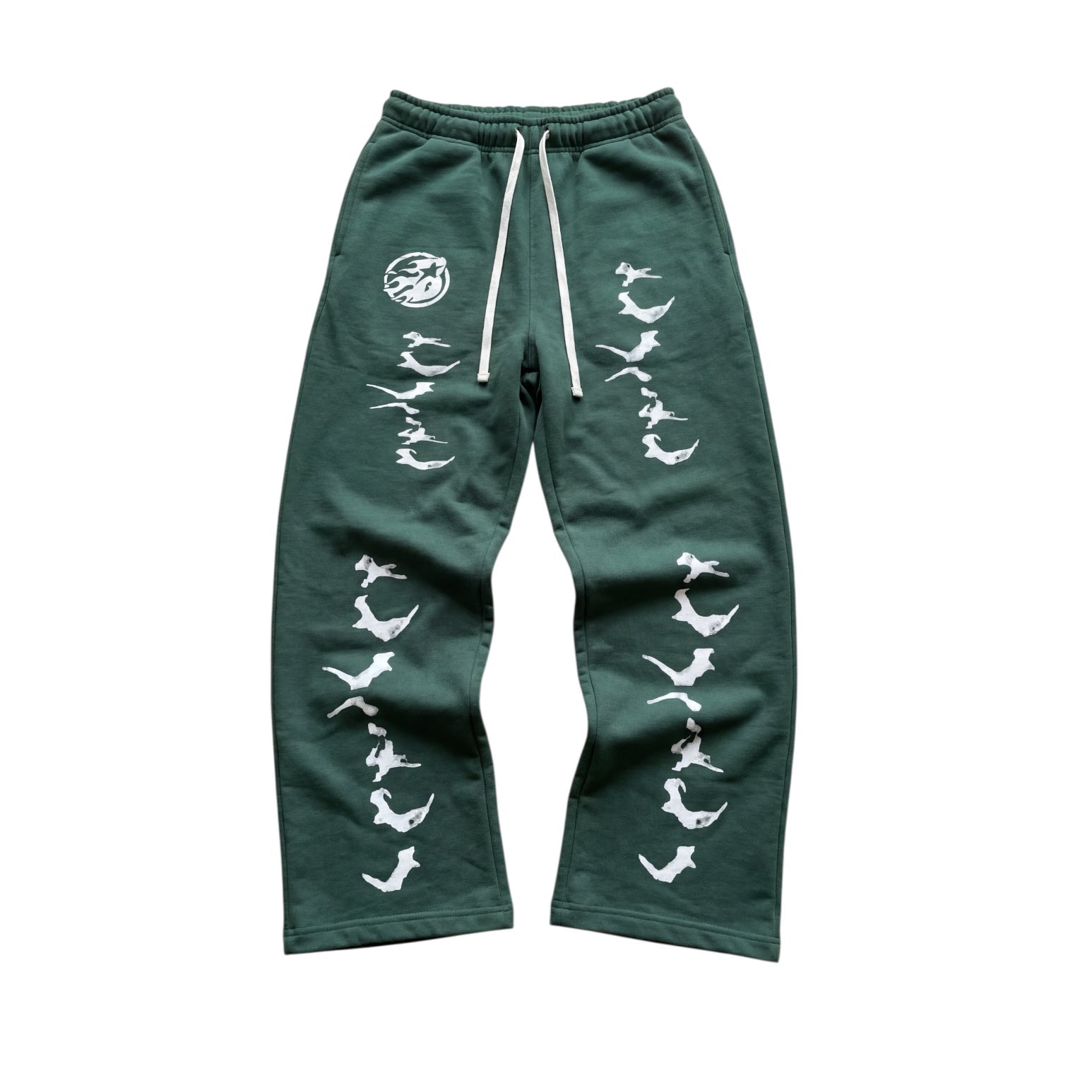 BEESMOOVE Orbit Green Division Set Straight Leg Pants - Beesmoove