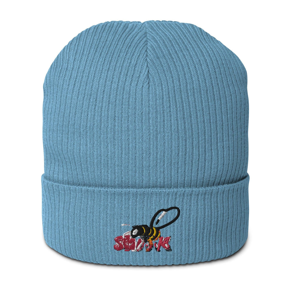 Beesmoove Organic Logo Ribbed Beanie - Beesmoove 