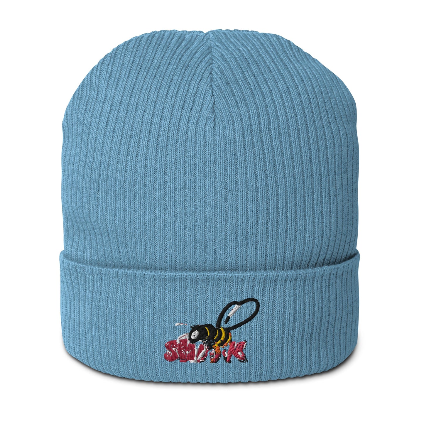 Beesmoove Organic Logo Ribbed Beanie - Beesmoove