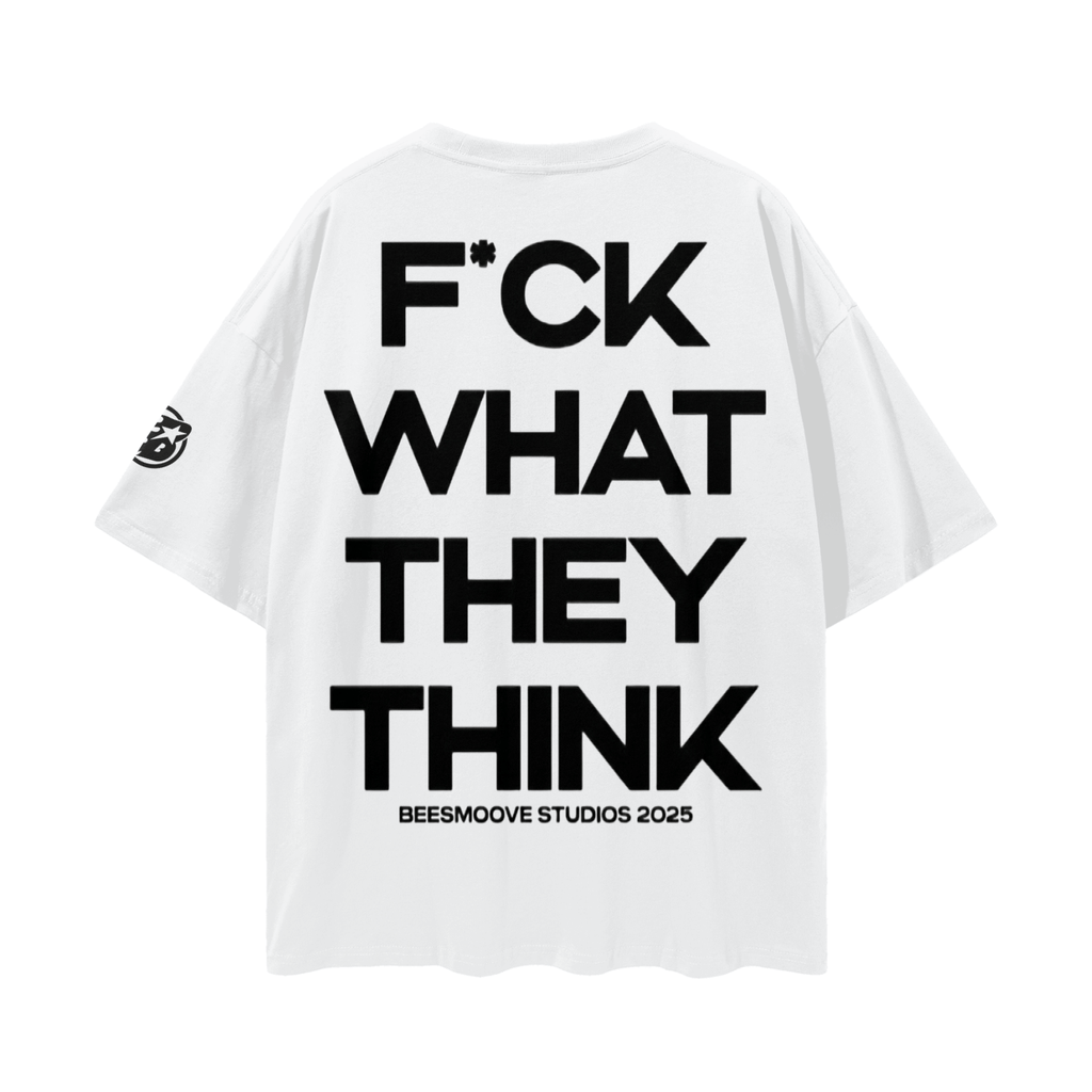 BEESMOOVE OUTCAST ENERGY Loose Drop Shoulder T-Shirt - Beesmoove