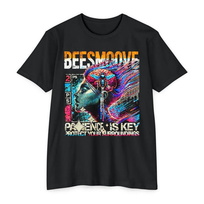 Beesmoove patience is key energy CVC Jersey T-shirt - Beesmoove