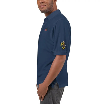 Beesmoove peace bee Men's Premium Polo - Beesmoove