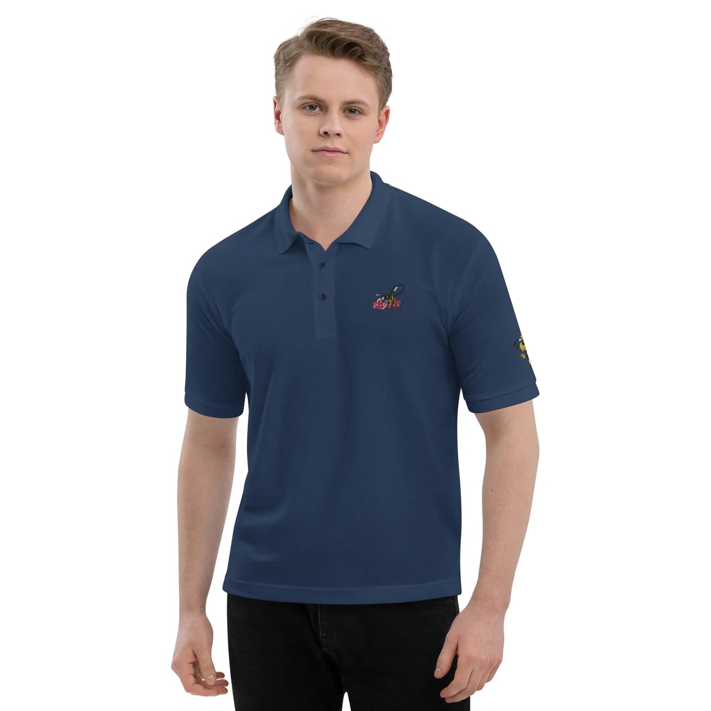 Beesmoove peace bee Men's Premium Polo - Beesmoove