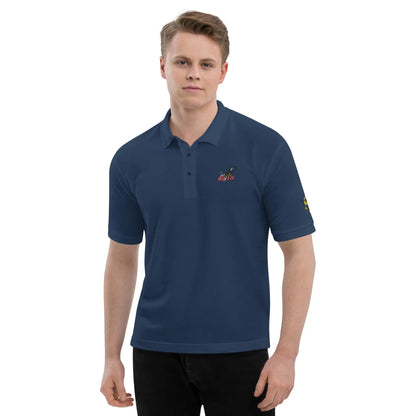 Beesmoove peace bee Men's Premium Polo - Beesmoove