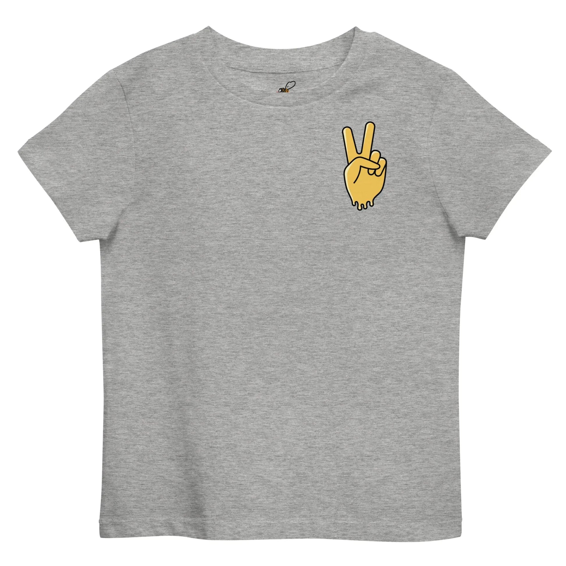 Beesmoove peace honey drip Organic cotton kids t-shirt - Beesmoove