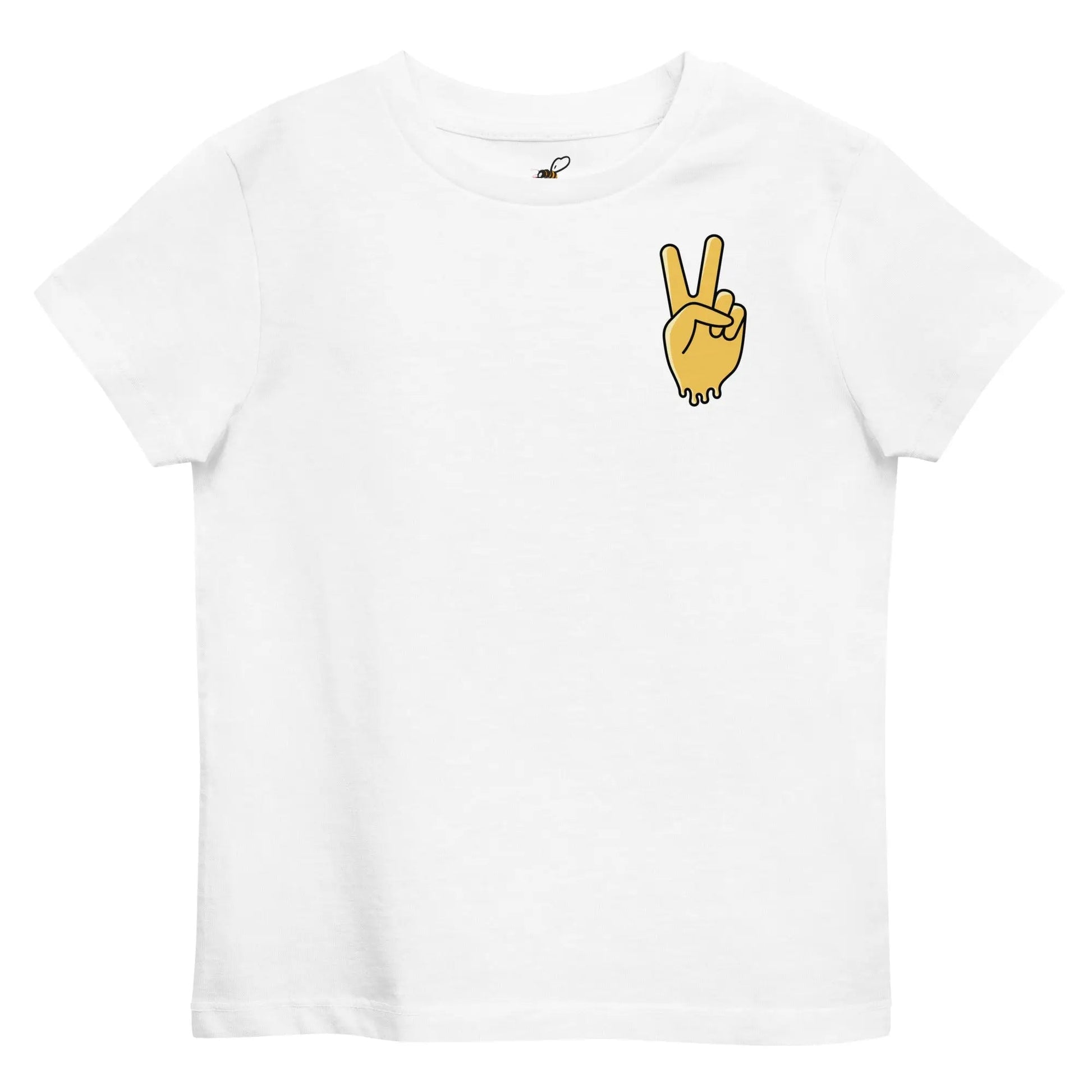 Beesmoove peace honey drip Organic cotton kids t-shirt - Beesmoove