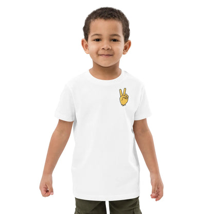 Beesmoove peace honey drip Organic cotton kids t-shirt - Beesmoove