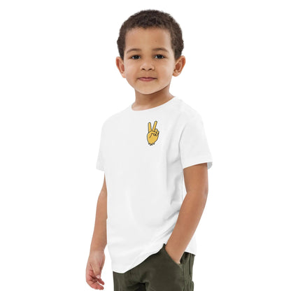 Beesmoove peace honey drip Organic cotton kids t-shirt - Beesmoove