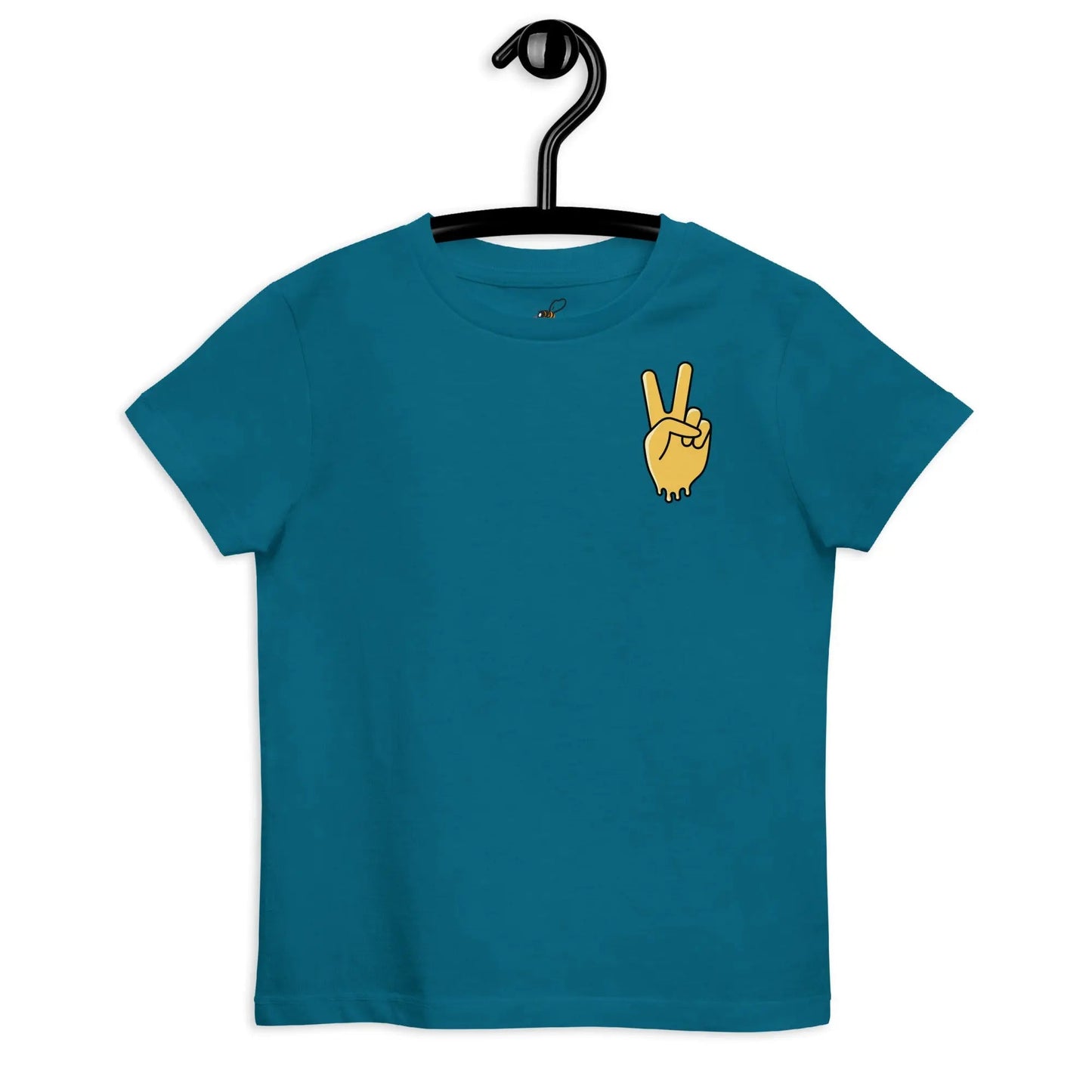 Beesmoove peace honey drip Organic cotton kids t-shirt - Beesmoove