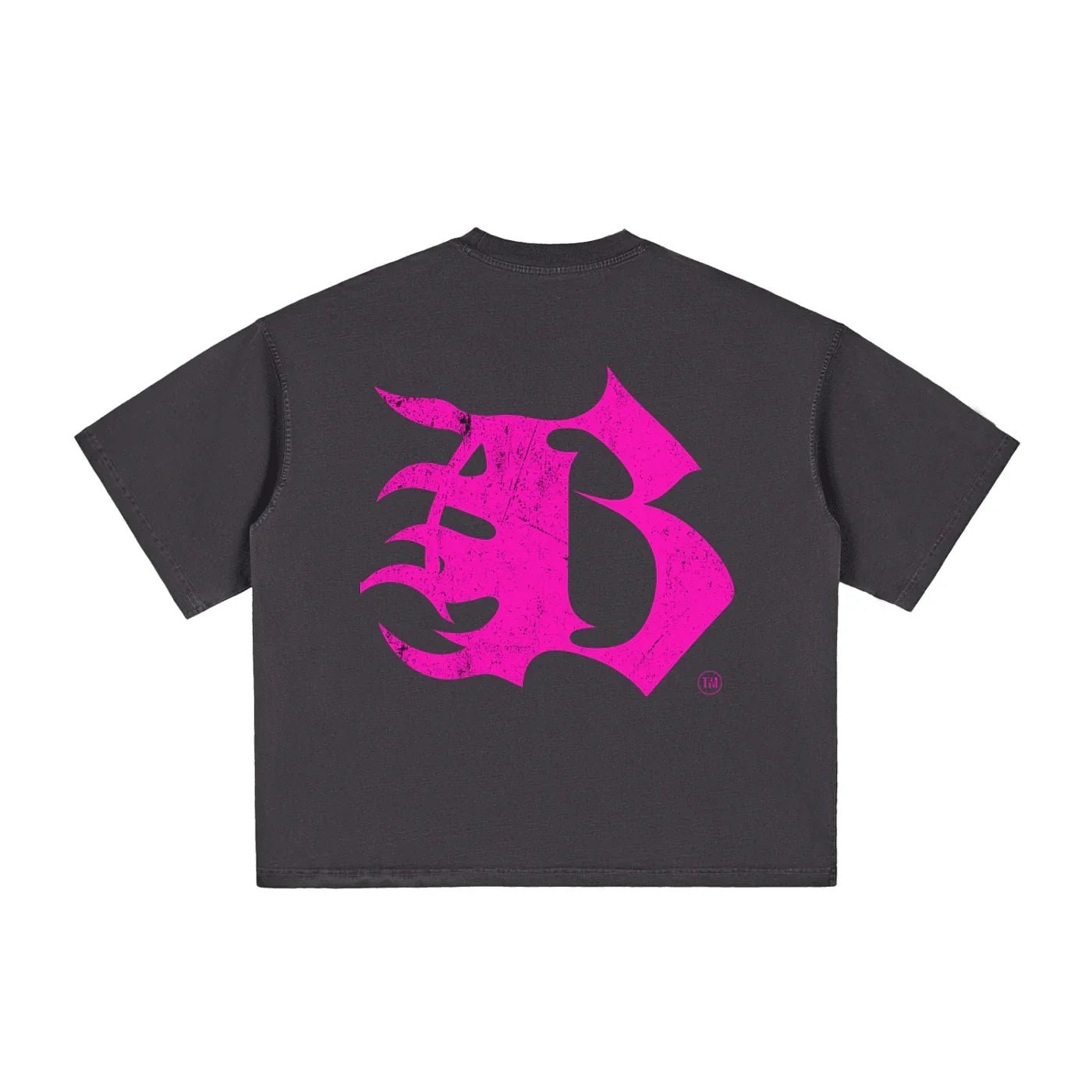 BEESMOOVE PINK PRESSURE Vintage Washed Boxy T-Shirt - Beesmoove