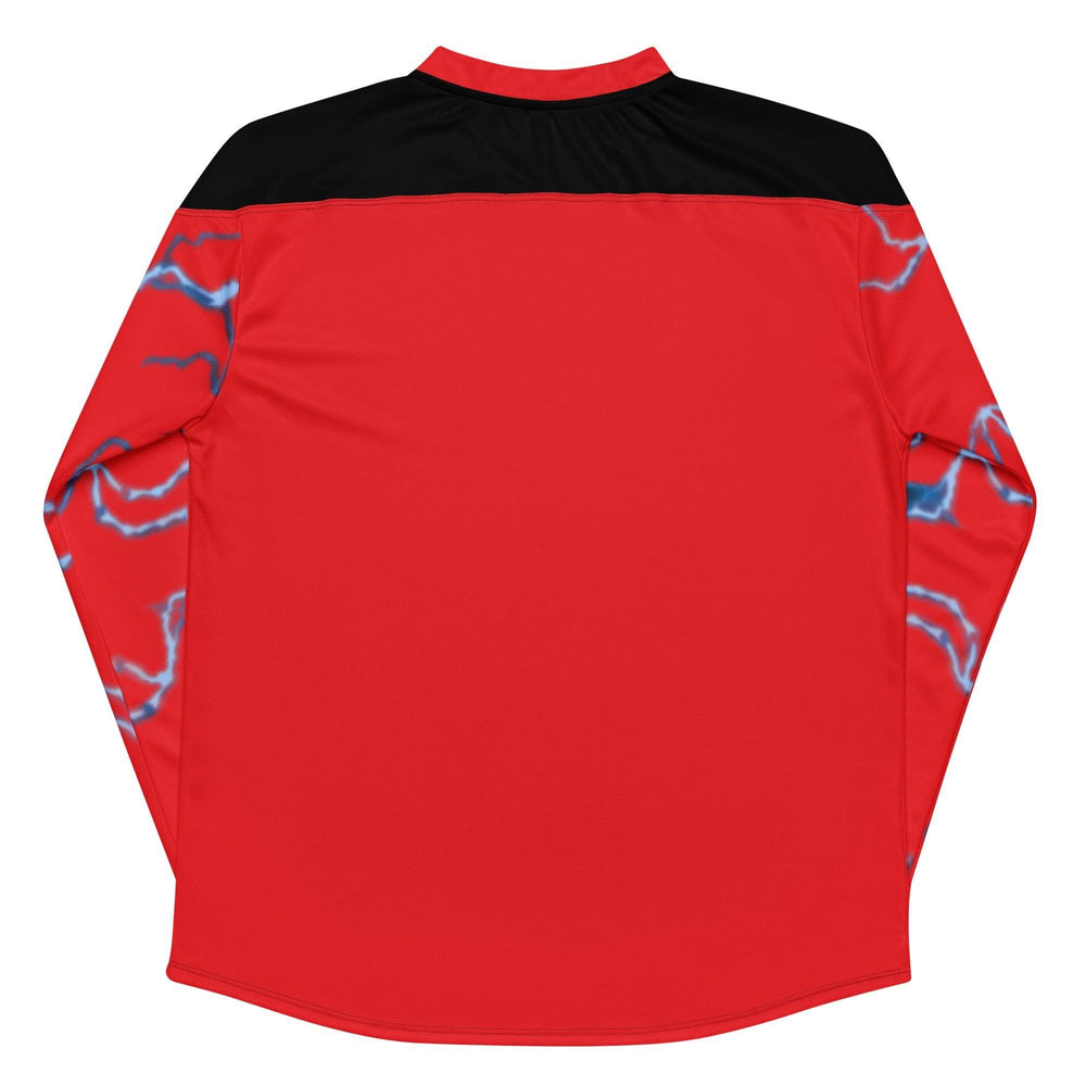 Beesmoove polymath red Recycled hockey fan jersey - Beesmoove 