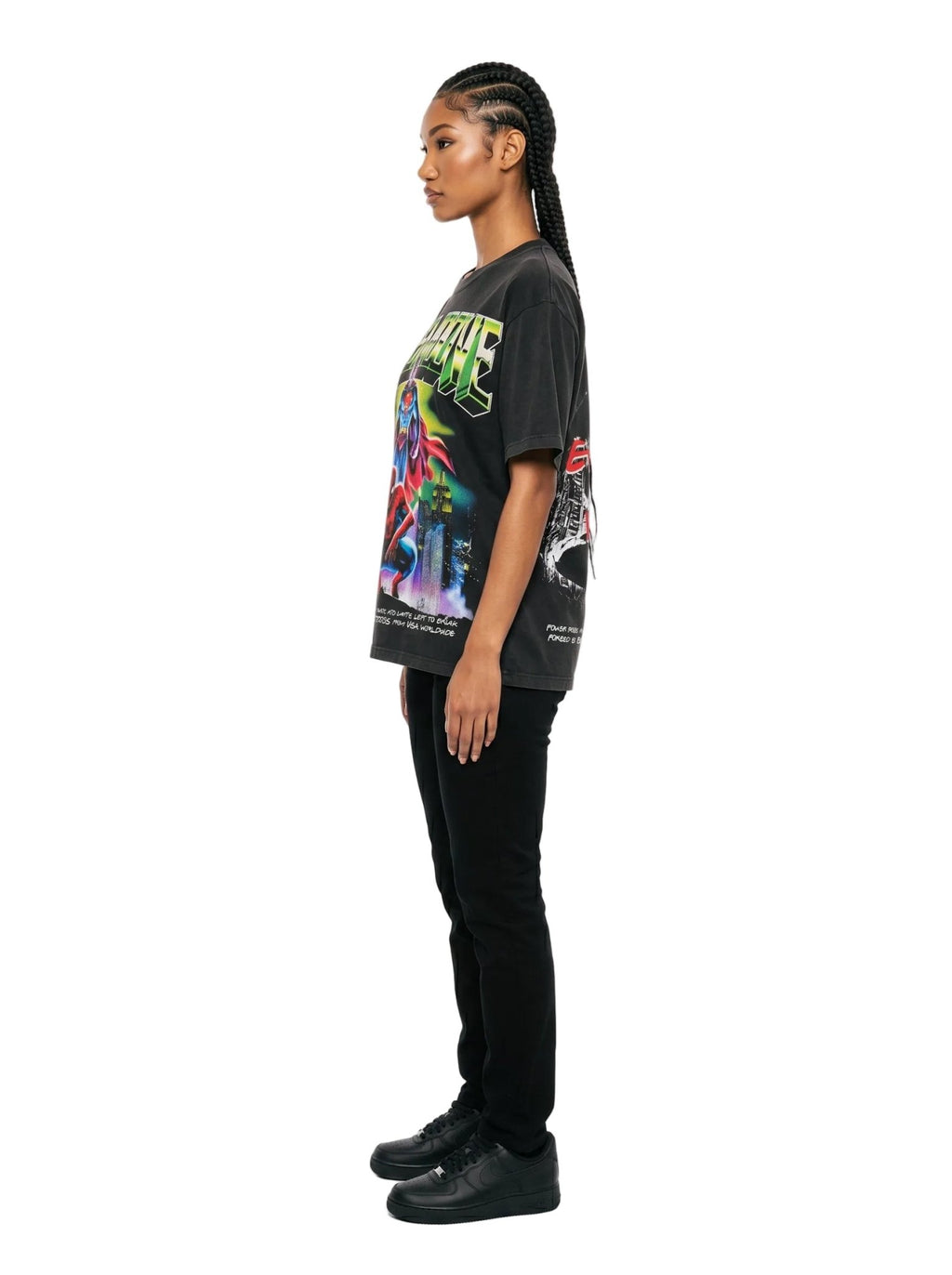 BEESMOOVE: Power Meets Power Drop Tee - Beesmoove