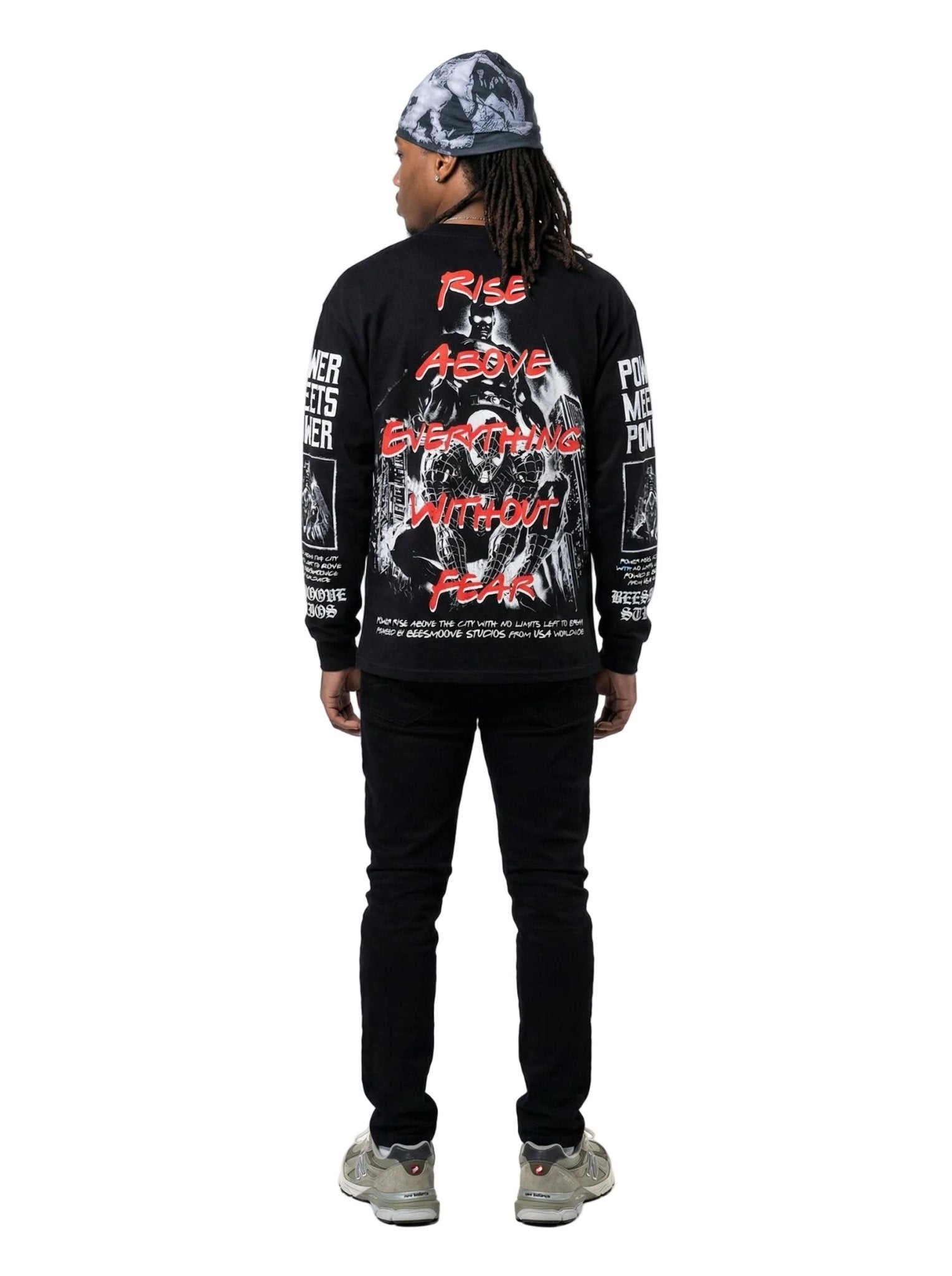 BEESMOOVE: Power Meets Power Long Sleeve T-Shirt - Beesmoove