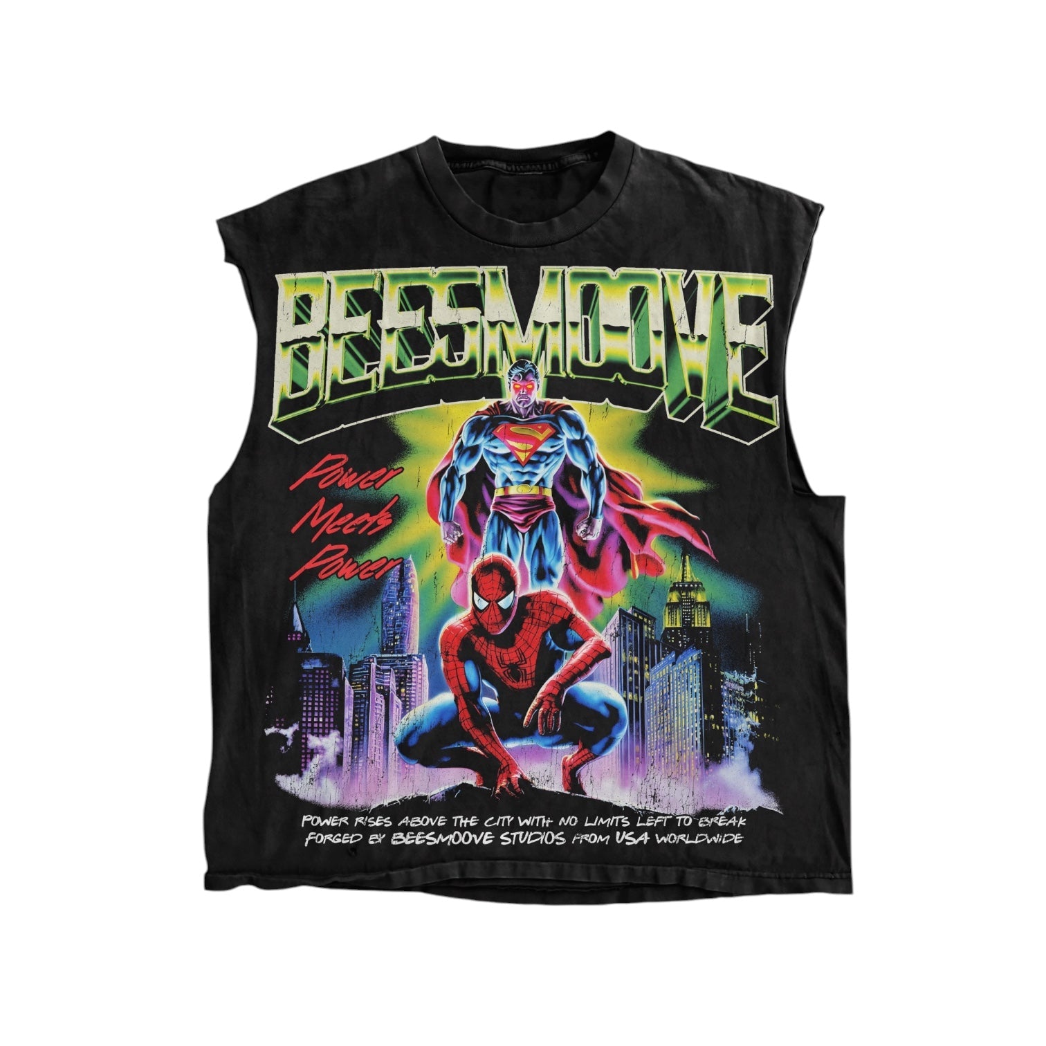 BEESMOOVE: Power Meets Power Tank Top - Beesmoove