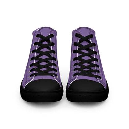 Beesmoove purple Women’s high top canvas shoes - Beesmoove