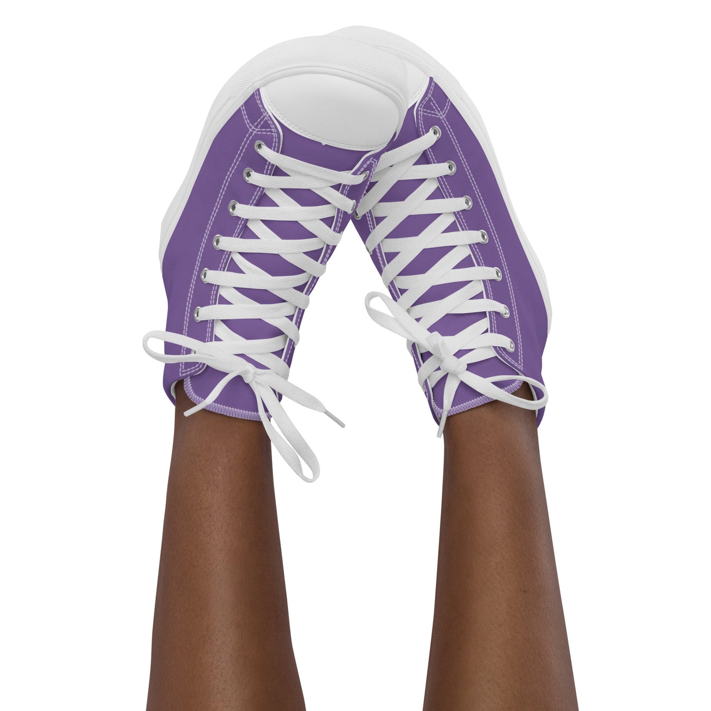 Beesmoove purple Women’s high top canvas shoes - Beesmoove