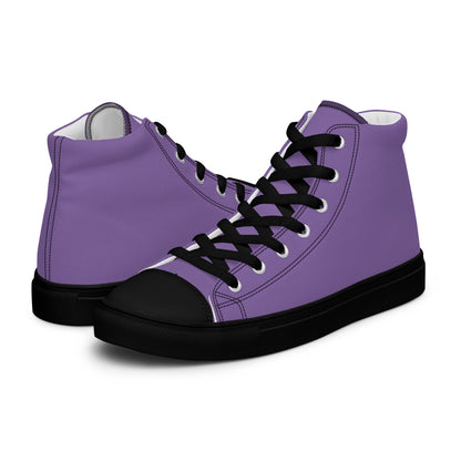 Beesmoove purple Women’s high top canvas shoes - Beesmoove