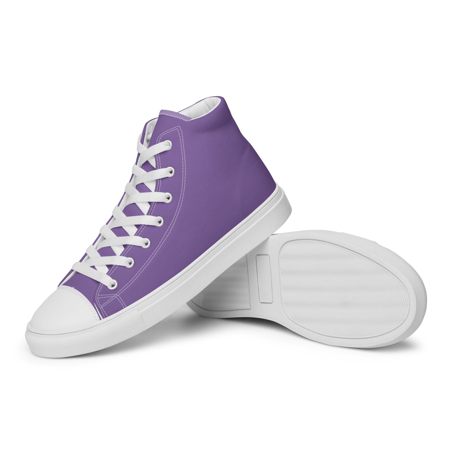 Beesmoove purple Women’s high top canvas shoes - Beesmoove