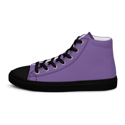 Beesmoove purple Women’s high top canvas shoes - Beesmoove