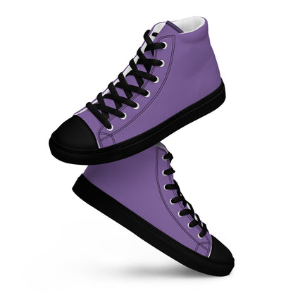 Beesmoove purple Women’s high top canvas shoes - Beesmoove