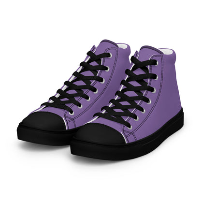 Beesmoove purple Women’s high top canvas shoes - Beesmoove