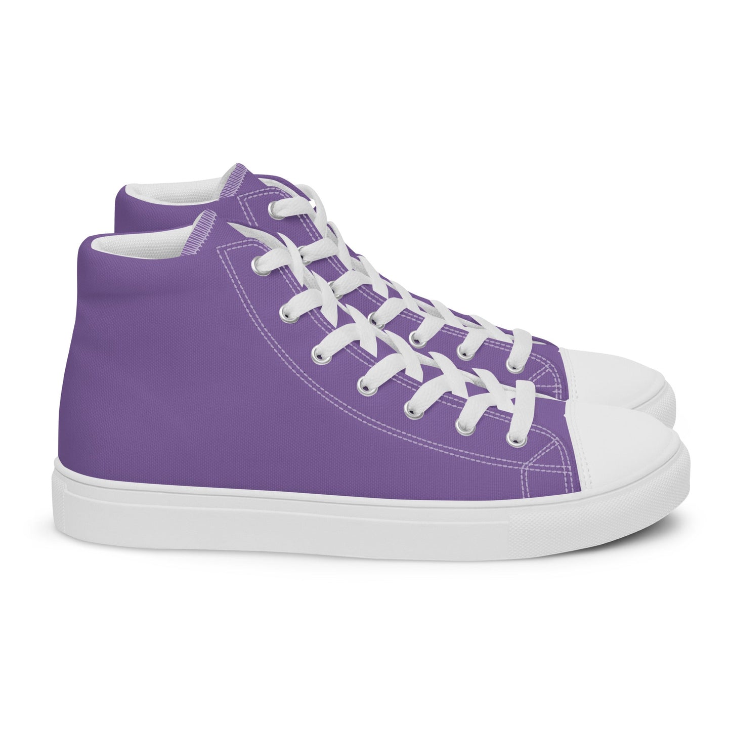 Beesmoove purple Women’s high top canvas shoes - Beesmoove