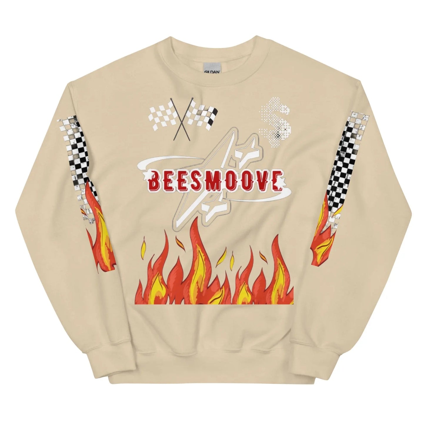 Beesmoove racer flame Unisex Sweatshirt - Beesmoove