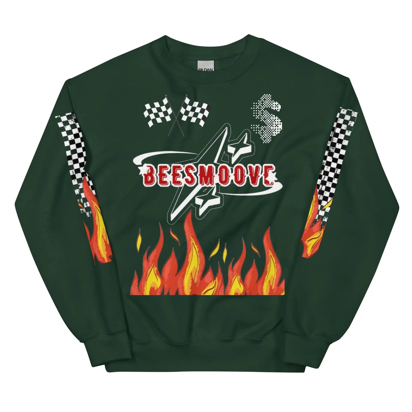 Beesmoove racer flame Unisex Sweatshirt - Beesmoove