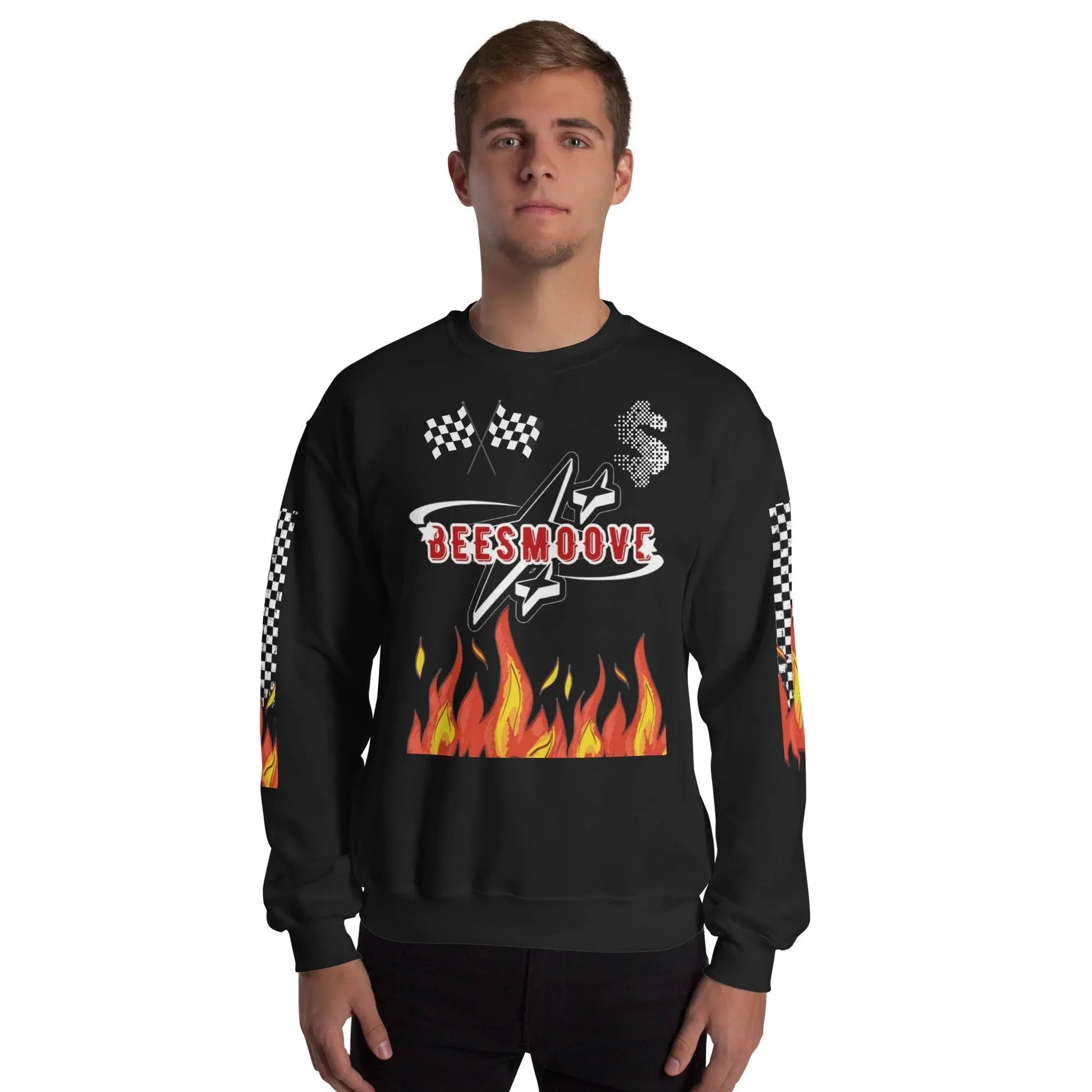 Beesmoove racer flame Unisex Sweatshirt - Beesmoove