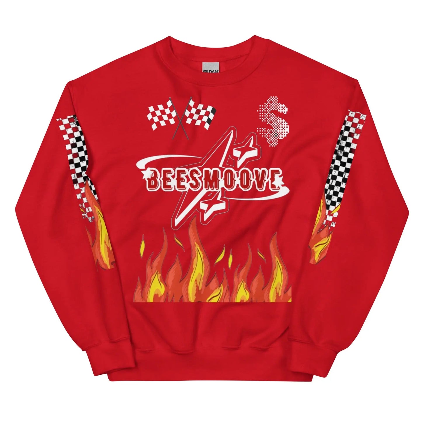 Beesmoove racer flame Unisex Sweatshirt - Beesmoove