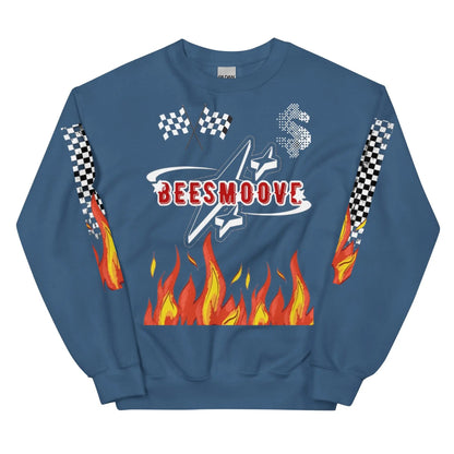 Beesmoove racer flame Unisex Sweatshirt - Beesmoove