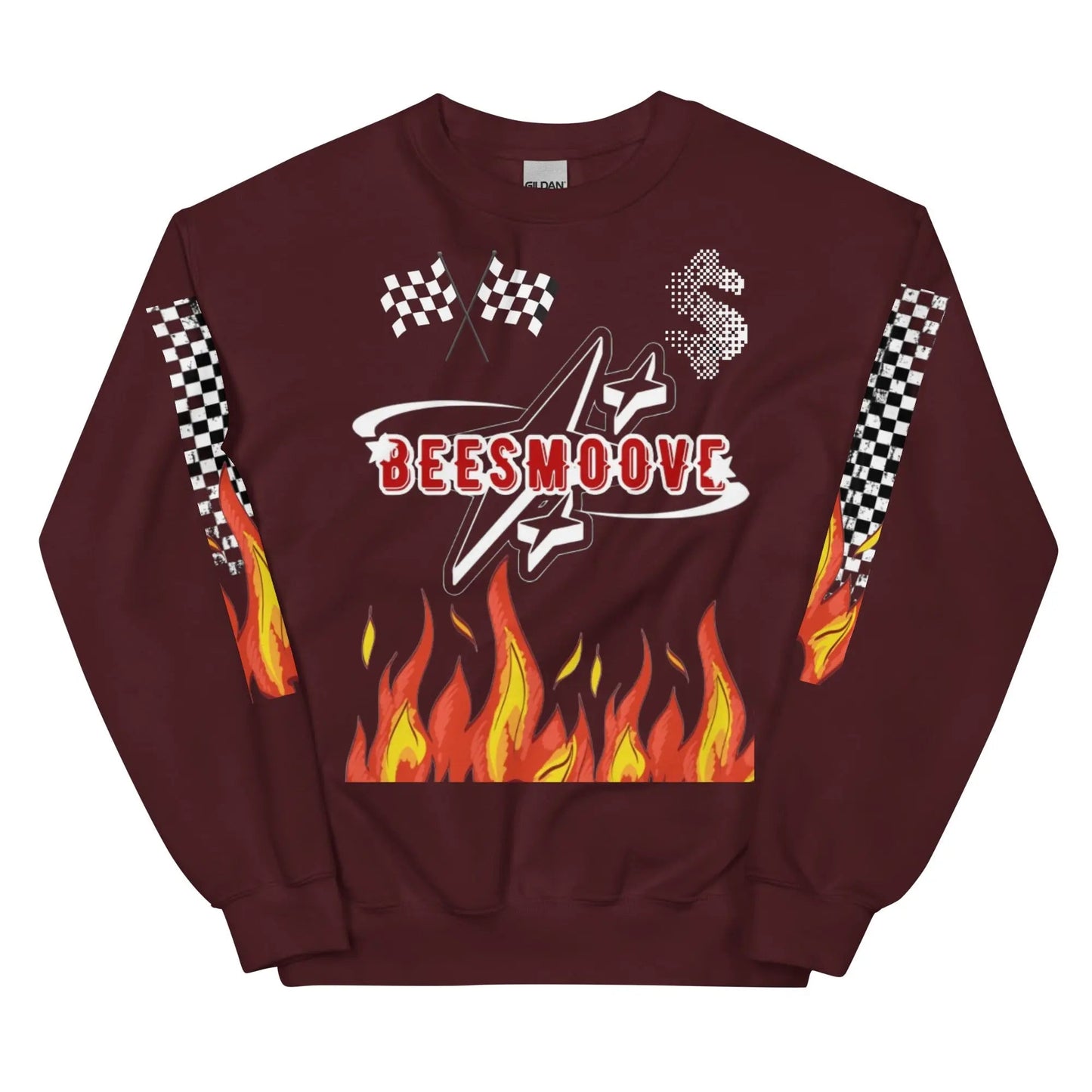 Beesmoove racer flame Unisex Sweatshirt - Beesmoove