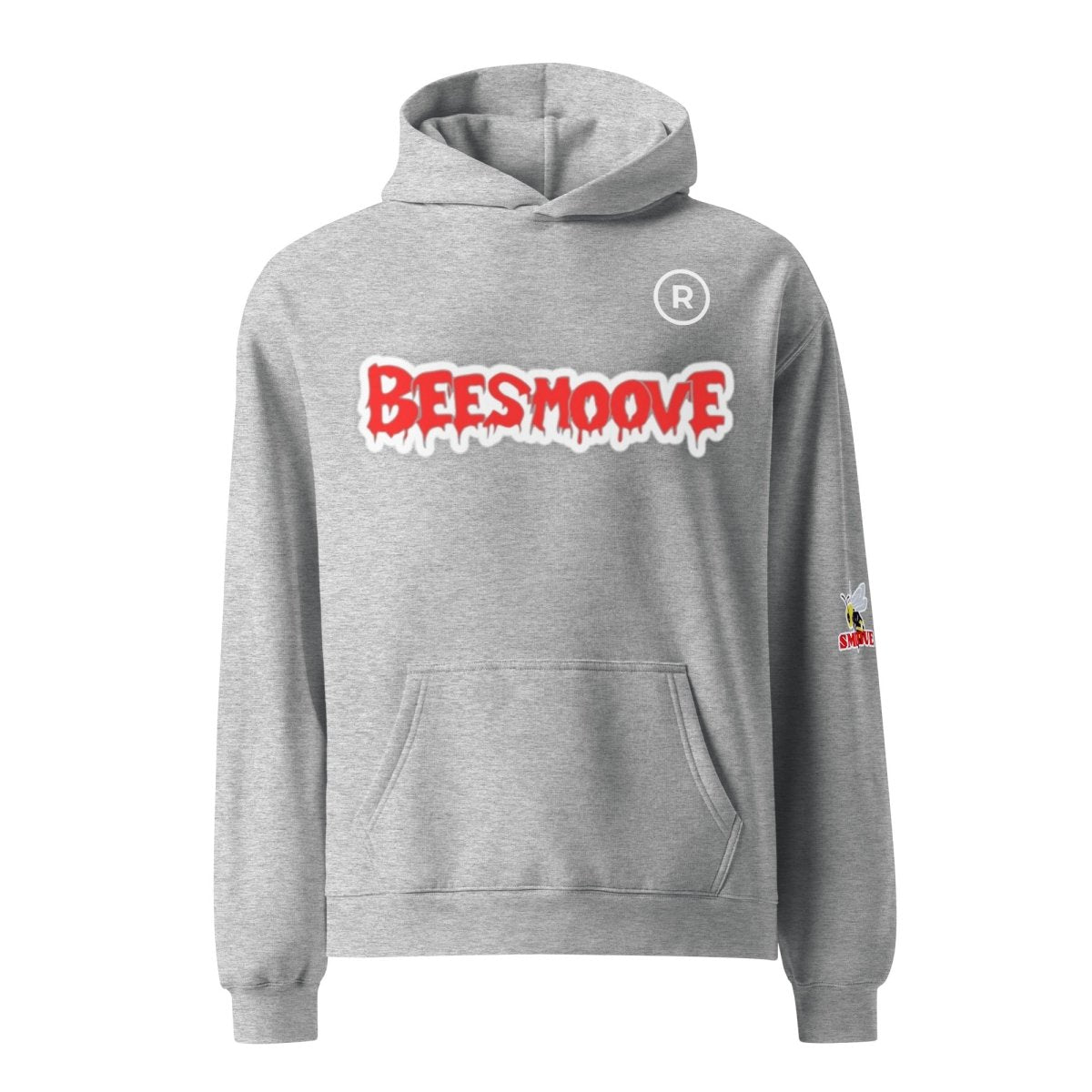 Beesmoove raw R Unisex oversized hoodie - Beesmoove