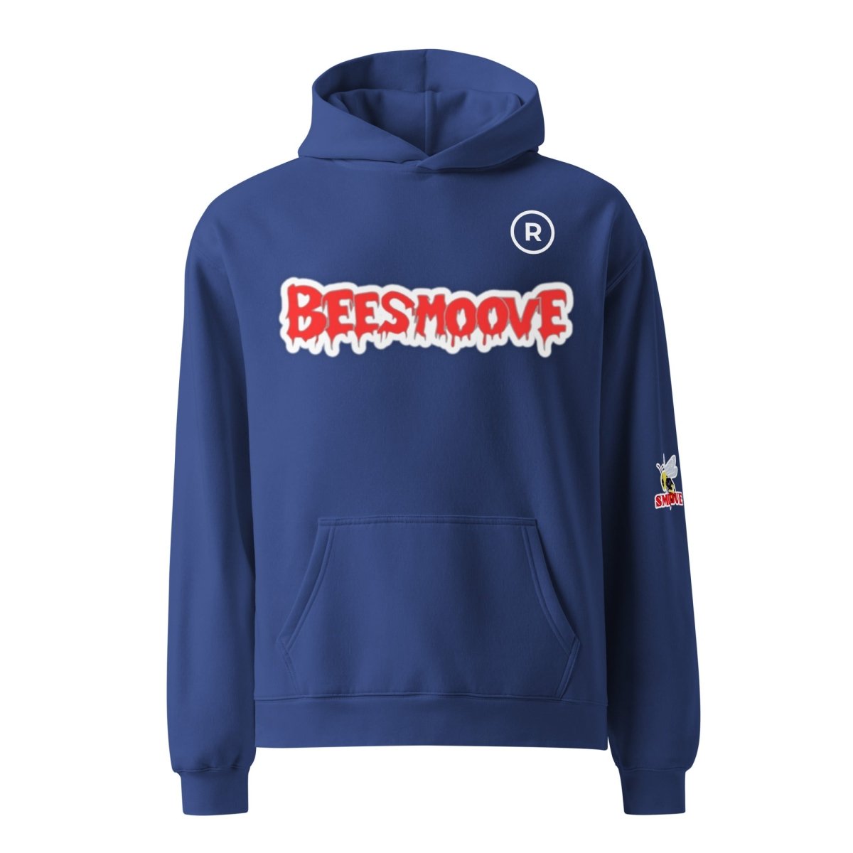 Beesmoove raw R Unisex oversized hoodie - Beesmoove