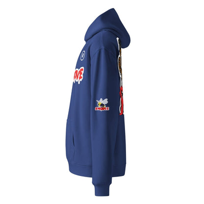 Beesmoove raw R Unisex oversized hoodie - Beesmoove