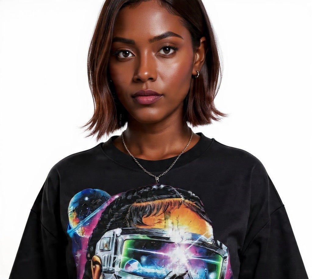 BEESMOOVE REALITY BENDS Loose Drop Shoulder T-Shirt - Beesmoove