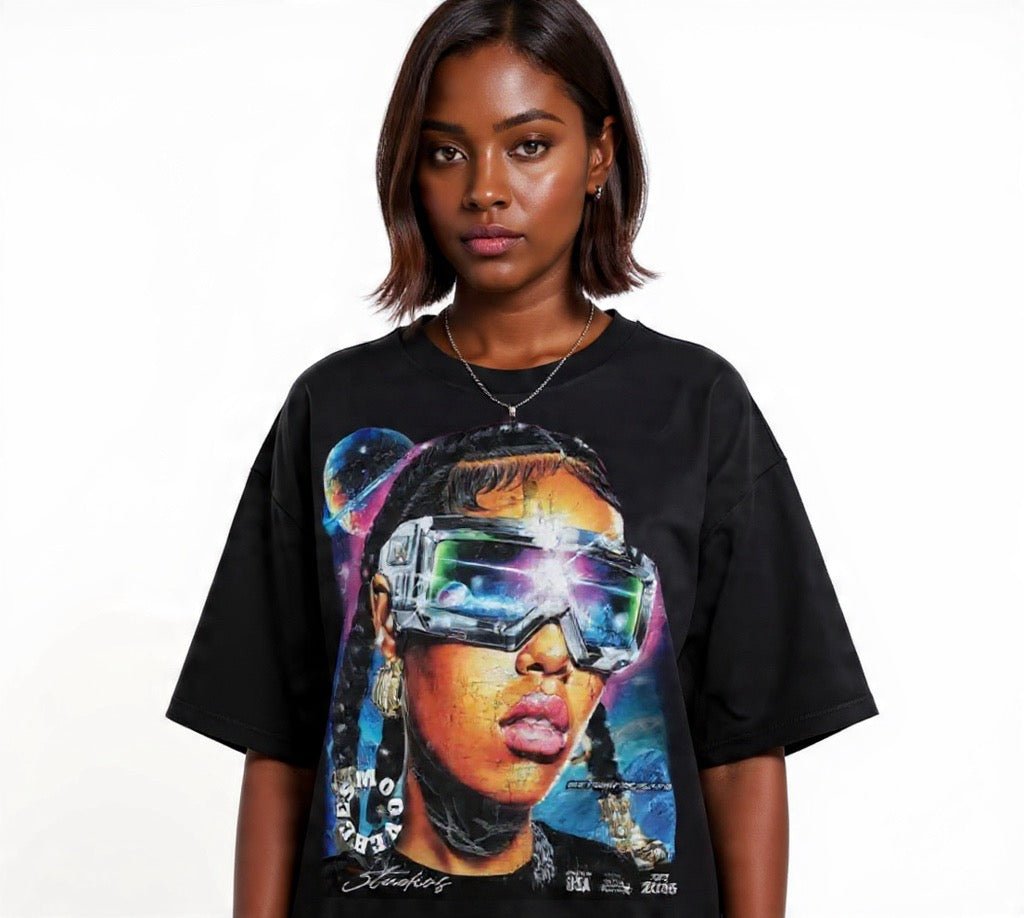 BEESMOOVE REALITY BENDS Loose Drop Shoulder T-Shirt - Beesmoove