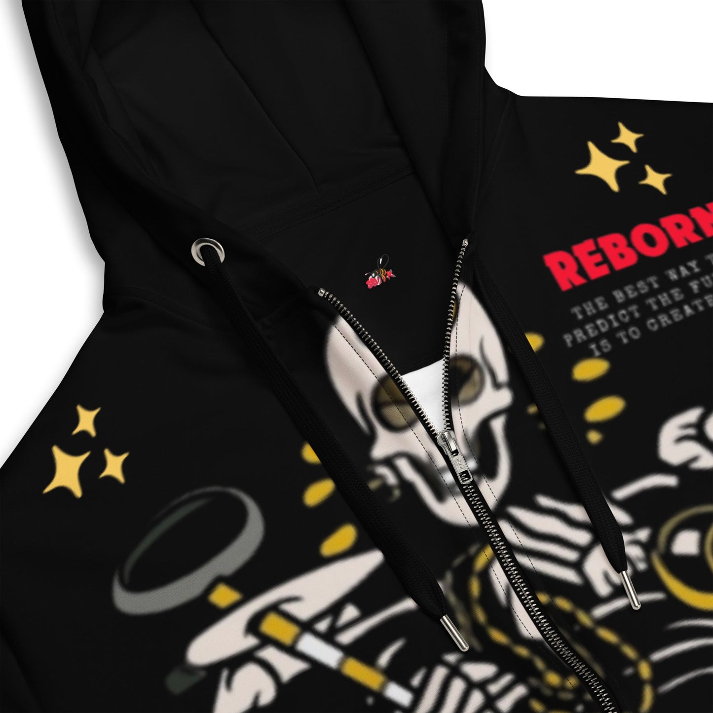 Beesmoove reborn Unisex zip hoodie - Beesmoove