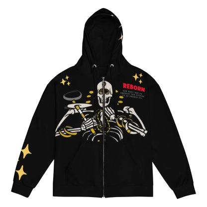 Beesmoove reborn Unisex zip hoodie - Beesmoove