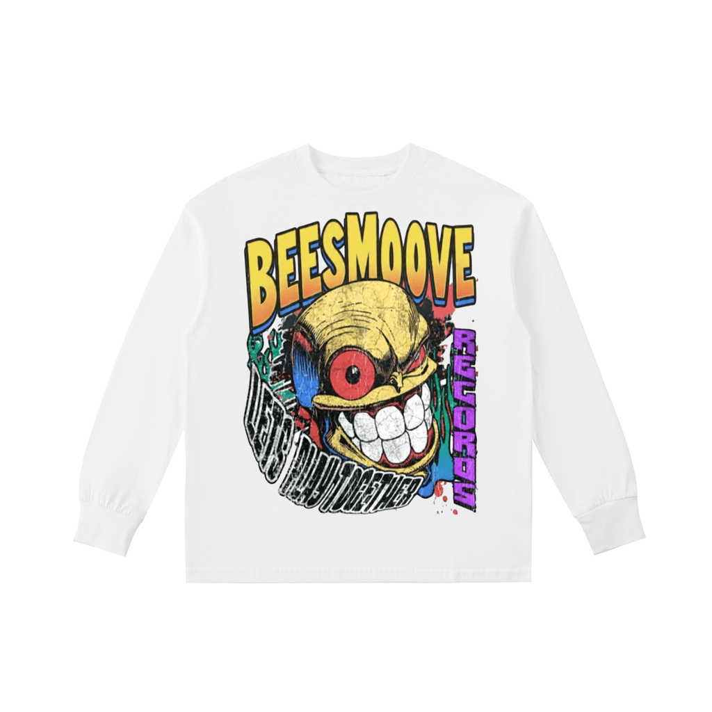 BEESMOOVE Records: Let’s Play Together (throwback) Kids' Long - Sleeve Tee - Beesmoove