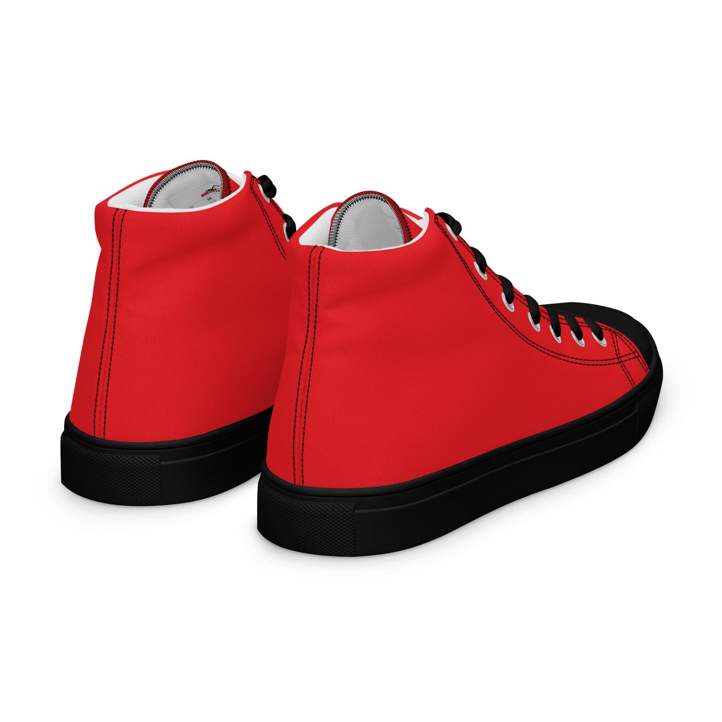 Beesmoove red Men’s high top canvas shoes - Beesmoove