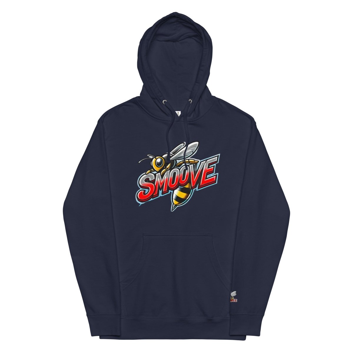 Beesmoove retro 1 Unisex midweight hoodie - Beesmoove