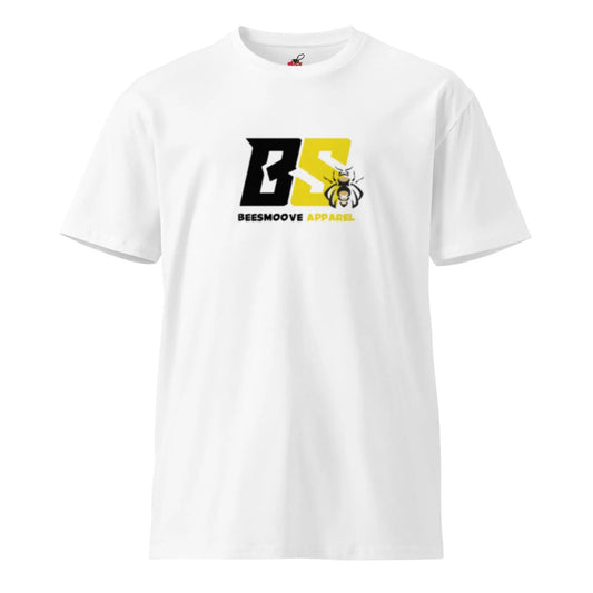 Beesmoove retro black yellow Unisex premium t-shirt - Beesmoove